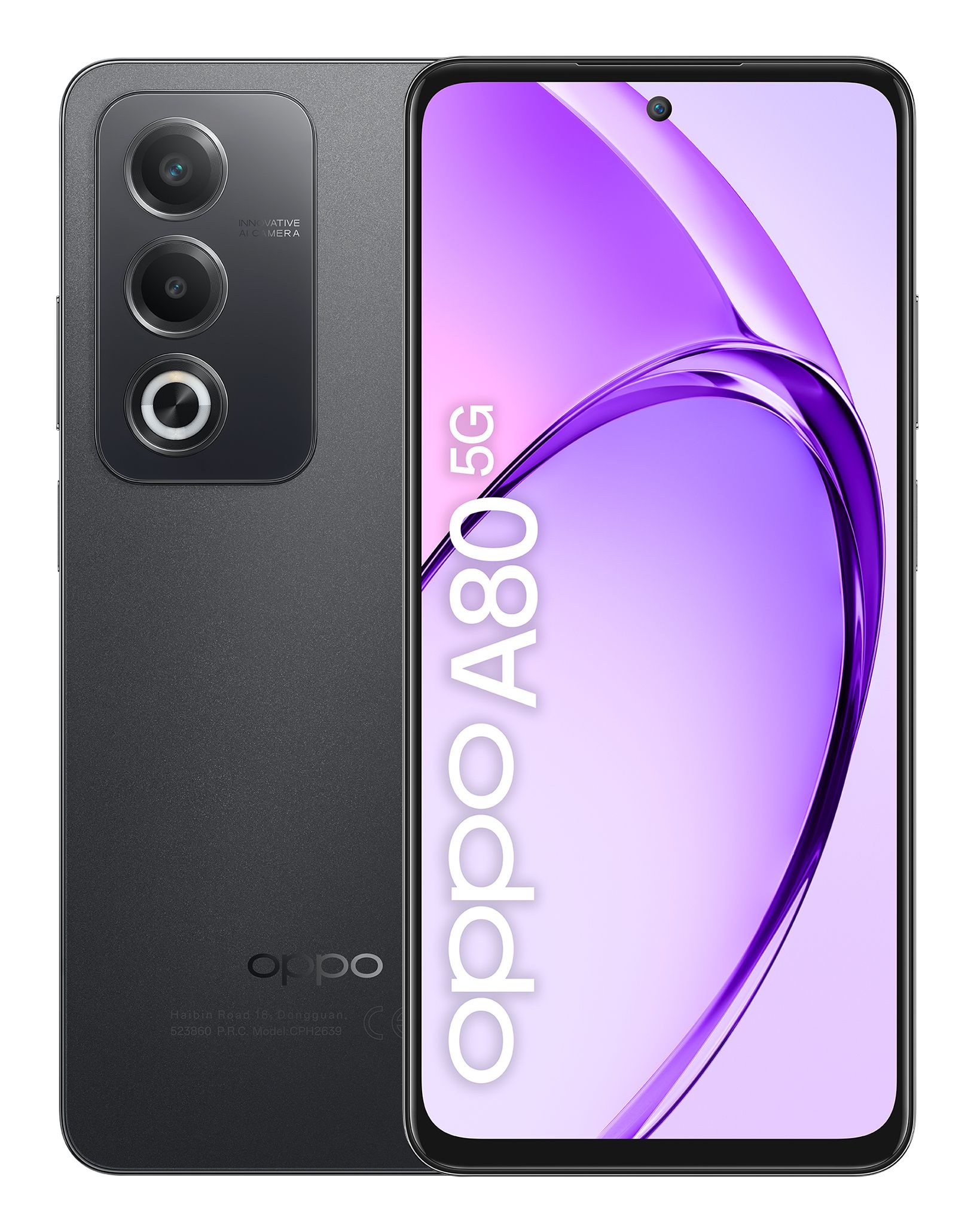 OPPO A80 5G / 256 GB / Zwart / 5G