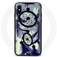 Maniacase Hoesjes voor iPhone XS Max Dream Catcher in grijs