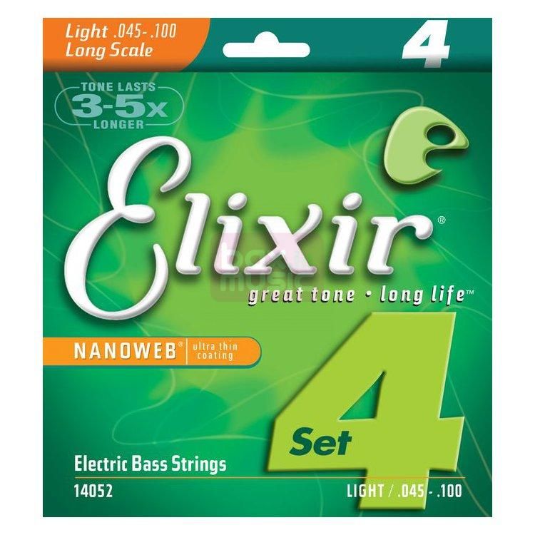 Elixir 14052 Nanoweb snarenset voor elektrische basgitaar