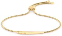 Calvin Klein Dames Armband - Staal - Goudkleurig - 18.5 cm