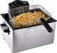 alpina Frituurpan 5 Liter - Dubbele Friteuse met 3 Frituurmanden, 1x Groot en 2x Klein - Frituur Instelbaar tot 190 °C - Frietpan met 2000W - RVS