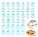 Merkloos Solidchoice - Set van 36 Suikerpasta Koekjesuitsteekvormpjes A-Z en Cijfers