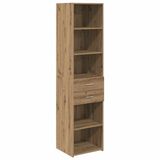 vidaXL Highboard Artisan Eikenhout 45 x 42,5 x 185 cm