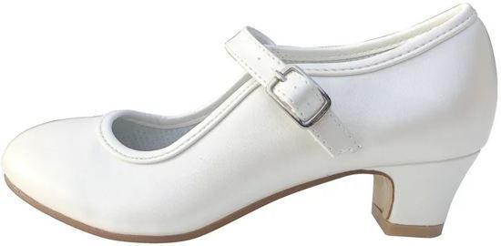 Spaansejurk NL Panda Spaansejurk NL Prinsessen schoenen / Spaanse schoenen ivoor wit - maat 26 binnenmaat 17 cm bij jurk