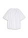 TOM TAILOR Blouse encolure en V pour femmes Schiffli