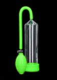 Shots - Ouch! Shots BV Classic Penis Pump - Glow in the Dark - Neon Green