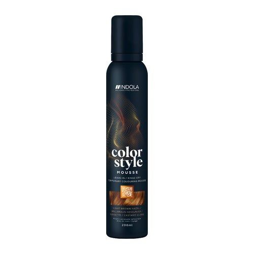Indola Color Style Mousse 200 ml Light Brown Hazel