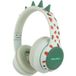 imoshion Draadloze Kinderkoptelefoon Dino - Decibelbegrenzer - Met AUX kabel - Brown / Orange