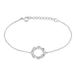 Calandra Bracelet Argent Blanc Oxyde De Zirconium