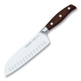 Santoku 3 Claveles Nørden Santoku mes gesmeed 17,5 cm 7 inch roestvrij staal handvat hout eiken