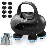 COMFIER Hoofdmassageapparaat, draadloos, elektrisch met 3 kneedmodi, IPX7 waterdicht, 8 massageklauwen voor dieptereiniging en haargroei, cadeau voor ontspanning en haarverzorging