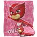 PJ Masks Kinderdeken, 152 x 127 cm, Owlette, karakter, Silky Touch, superzachte plaid