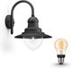 Philips Hue Raindrop Wandlamp voor Buiten (Zwart)