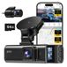 REDTIGER Dashcam pour Voitures, Caméra de Voiture 4K Full HD, Écran IPS 3,16", Wi-Fi GPS Intégré, Vision Nocturne, Enregistrement en Boucle, Véhicule, Mode Stationnement, Carte 64 Go Gratuite