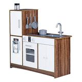 Teamson Kids Houten Speelkeuken Met Accessoires - Wit/Hout