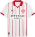 PUMA Girona FC 25/26 thuisshirt voor Heren, Rood/Wit, Maat XL
