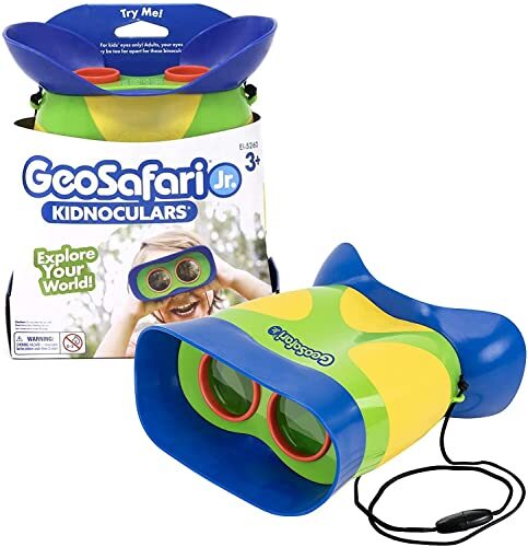 Learning Resources GeoSafari Jr. Kidnoculars - Compacte schokbestendige eerste verrekijker voor kinderen