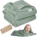 Medi Partners Babydeken, multifunctioneel, dubbelzijdig, zacht en wollig voor kinderwagen, 100% katoen, 75 x 100 cm
