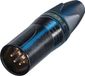 Neutrik NTR-NC5MXX-B XLR Kabel Plug 5 Kabel Plug/Recht XX Soldeer Connecties Zwart