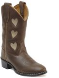 Omoda Sea Heart Laarzen - Leer - Meisjes - Bruin - Maat 35
