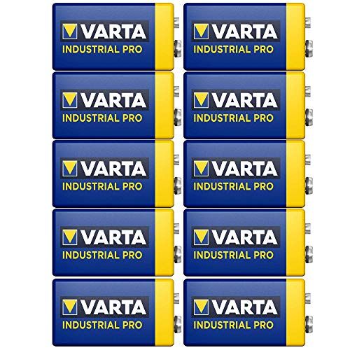 Varta 4022 Industrial 9V Block Alkaline batterij - 10 stuks