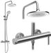 Rea - Rivo Ensemble de douche Acier brossé JS-7028N