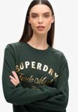 Superdry - Luxe robe en jersey avec logo métallique - Femme - Robe