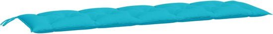 vidaXL Tuinbankkussen 180x50x7 cm Oxford stof turquoise