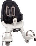 Qibbel Air Siège vélo arrière - Pebble Grey - Fixation potence - 9-15 kg