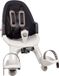 Qibbel Air Siège vélo arrière - Pebble Grey - Fixation potence - 9-15 kg