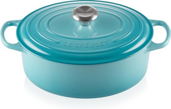 Le Creuset Ovale Braadpan 29cm 4,7L Caribbean Blue