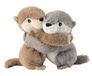 Warmies Set van 2 knuffeldieren "Otter" beige bruin