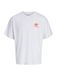 JACK & JONES Shirt 'JORVACATION' neonrood / wit