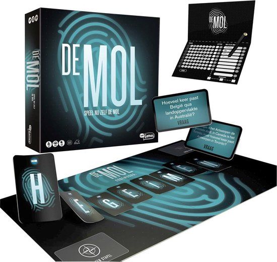 Just Games Wie is de Mol? - bordspel - BE-uitgave