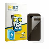 BROTECT Screenprotector 6 Stuks voor HMD 2660 Flip 4G (Achterkant) Transparant