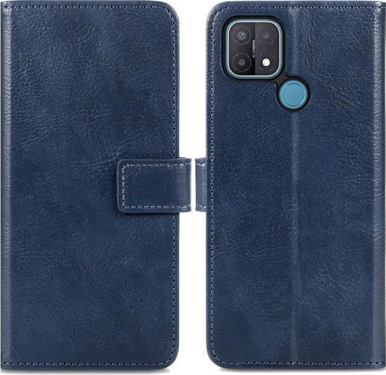 imoshion Luxe Booktype Oppo A15 hoesje - Donkerblauw
