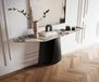 Livos Table console Edge Polygonal 180x50 cm Céramique Patagonia Poli Livos Métal Noir