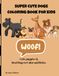 SUPER CUTE DOGS COLORING BOOK FOR KIDS