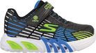 Skechers S-Lights Flex-Glow Elite Sneakers Unisexe Enfants Noir-Vert-Bleu Taille 21