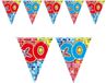 Folat Leeftijd vlaggenlijn / slinger - 30 jaar - 3 meter - verjaardag feest versiering - mini vlaggetjes