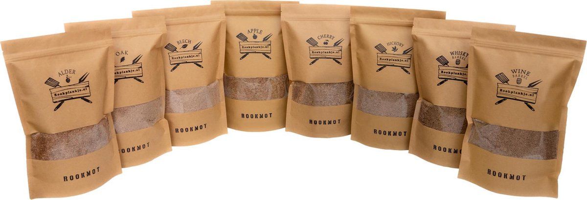Rookplankje.nl Rookmot Assortiment XXL | BBQ | Rookhout