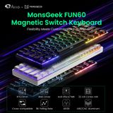 Akko MonsGeek FUN60 - Clavier mécanique de jeu 60% - Interrupteur magnétique