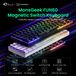 Akko MonsGeek FUN60 - Clavier mécanique de jeu 60% - Interrupteur magnétique