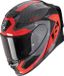 Scorpion Exo-R1 Evo Carbon Air Propel Black Red Casque intégral Taille L