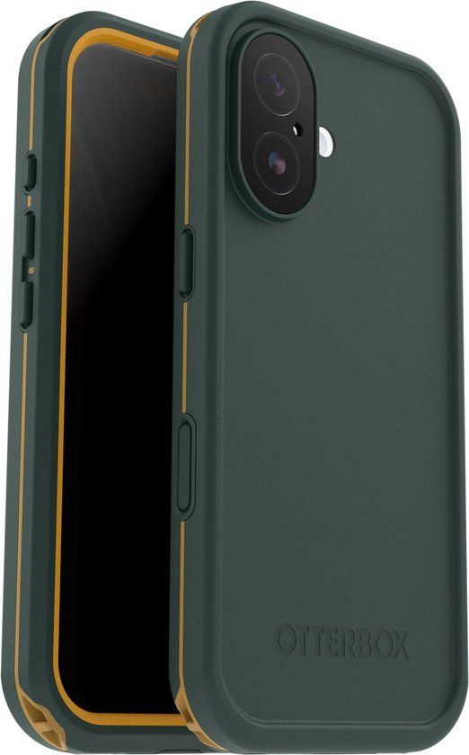 OtterBox Fre Hoesje Geschikt voor Apple iPhone 17 | Compatibel met MagSafe / Qi2 | Full Protect Case | Waterdicht | IP68 | Duurzaam | Groen