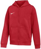 Nike Park 26 Fleece Full-Hoodie met Rits Kinderen Rood - Maat XL