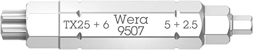 Wera 05073202001 4-in-1 bit set - TX25 - 2/2.5/5/6mm