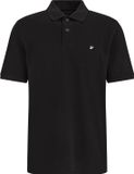 WE Fashion Heren regular fit polo met structuur