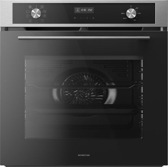 Inventum IOM6072RK - Inbouw oven - 72L - Zwart/RVS