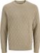 JACK&JONES JPRBLACOLE KNIT STRUCTURE PACK Heren Gebreide Truien L Petrified Oak